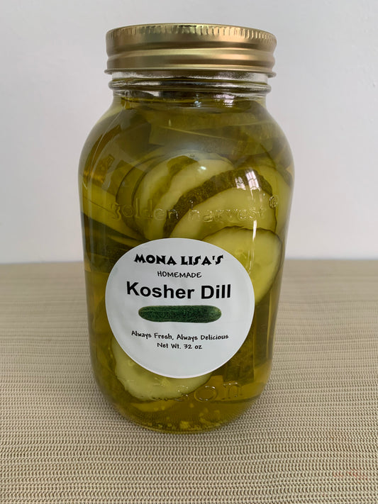 Mild Kosher Dill Slices 32oz