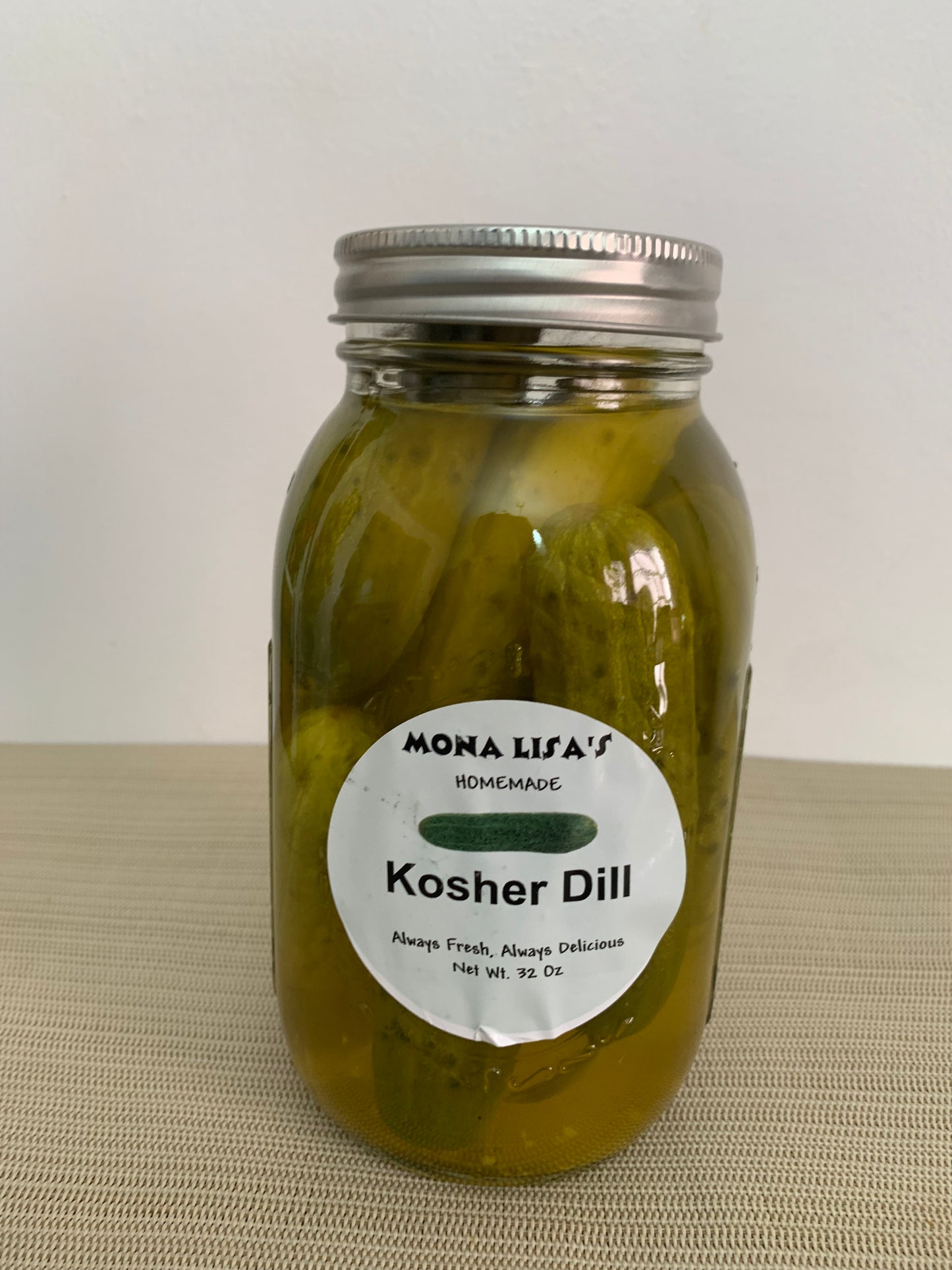 Whole Kosher Dill Pickles 32oz